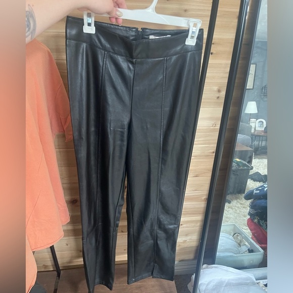 Band Of The Free Pants - Black Straight Leg Dress Pants